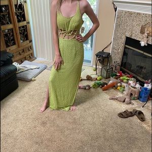 Tinker bell green beaded dress never worn